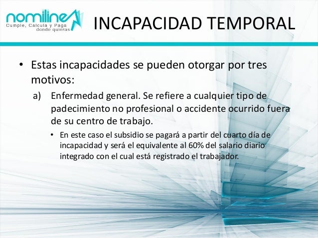 que es una incapacidad