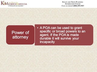 Incapacity Planning - Why It Should Be Part of Your Estate Plan