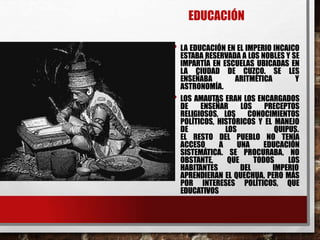 IMPERIO DE LOS INCAS GEOPOLITICA Y DEFENSA NACIONAL | PPTX