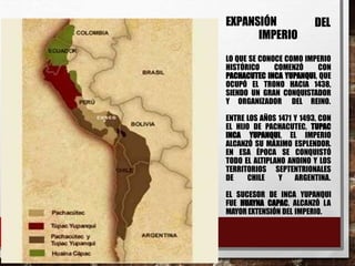 IMPERIO DE LOS INCAS GEOPOLITICA Y DEFENSA NACIONAL | PPTX