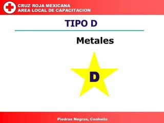 TIPO D Metales D 