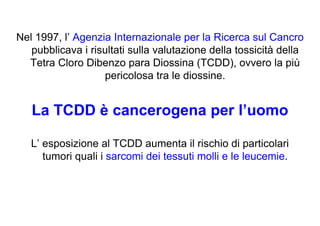 Incenerimento e rischi per la salute