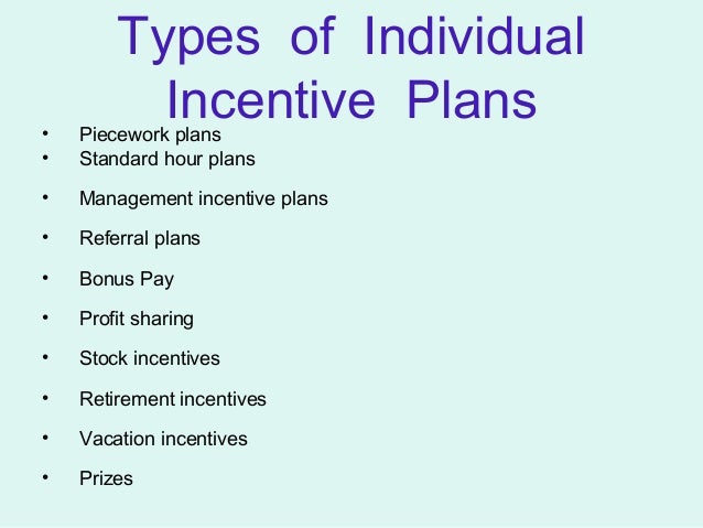 incentive