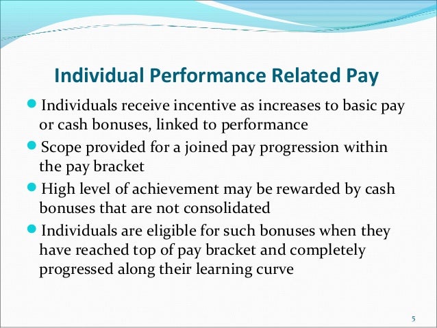 Essay on pay for performance