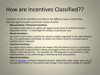 Monetary Incentive Examples Understanding Incentives | PPTX