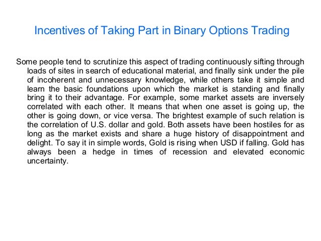 What people say about binary options