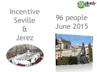 Incentive
Seville
&
Jerez
96 people
June 2015
 