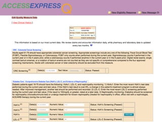 ACCESSEXPRESS
                Q   New Eligibility Response   New Message (3)
 