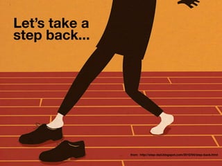 Let’s take a
step back...




               from: http://step-dad.blogspot.com/2010/04/step-back.html
 