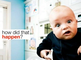 how did that
happen?
 