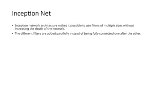 Introduction To Inception Network Inception Net and Efficient Net: the evolved CNNs | PPTX