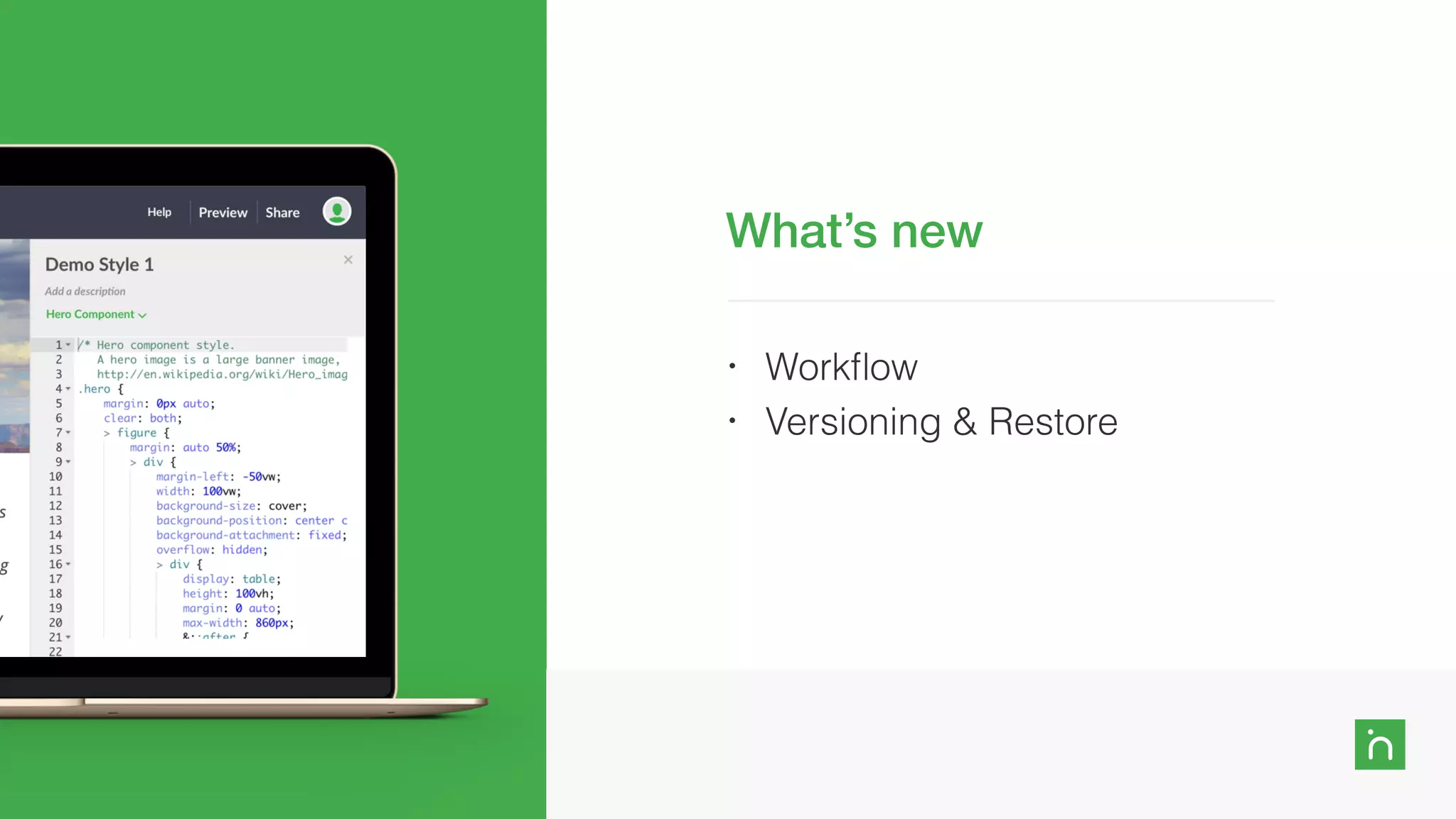 Inception Product Feature Webinar: Workflow, Versioning & Restore | PPT