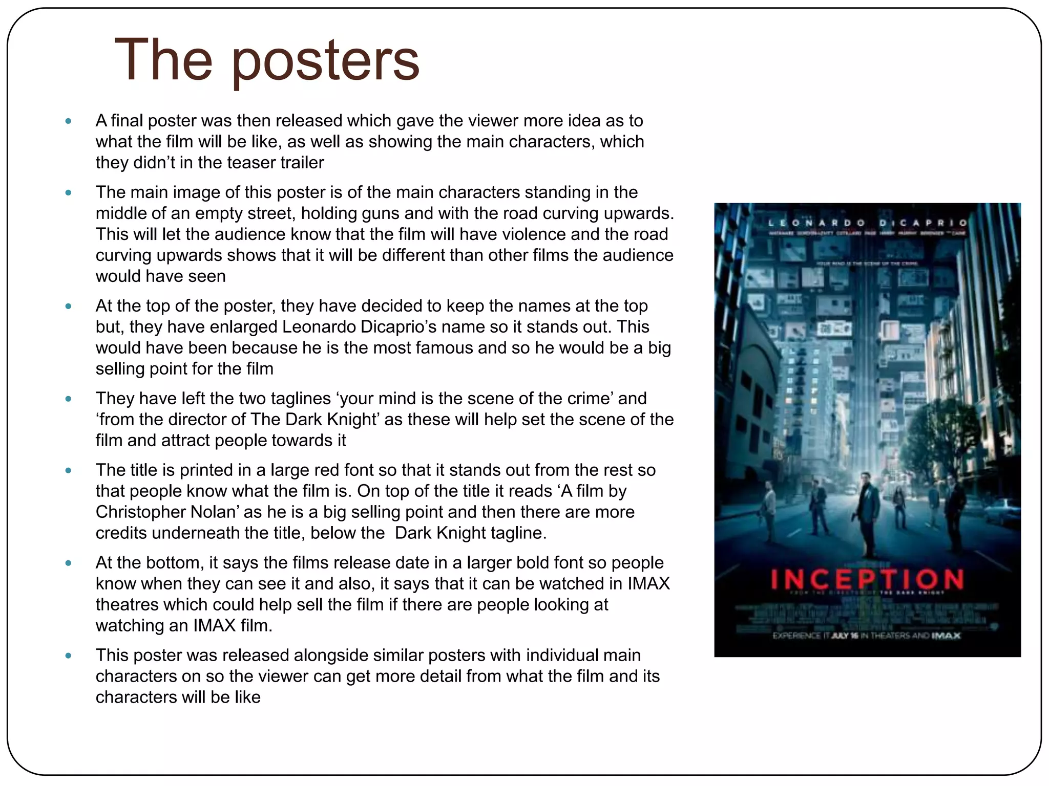 Inception Promotional Campaign | PPTX