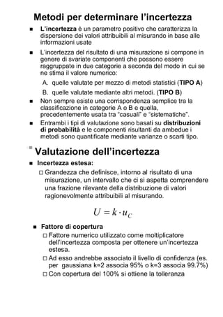 Incertezza di misura