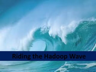 Riding the Hadoop Wave
 