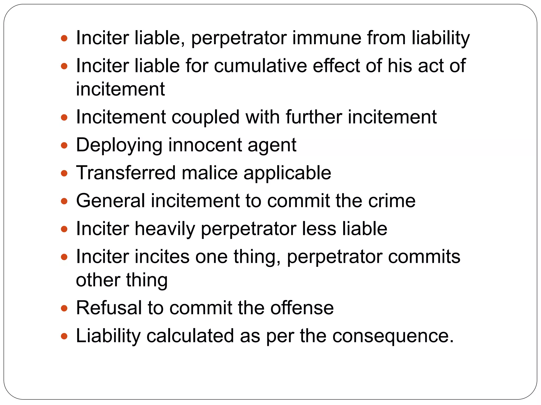 Inchoate offense PPT