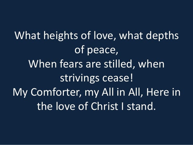 In Christ Alone