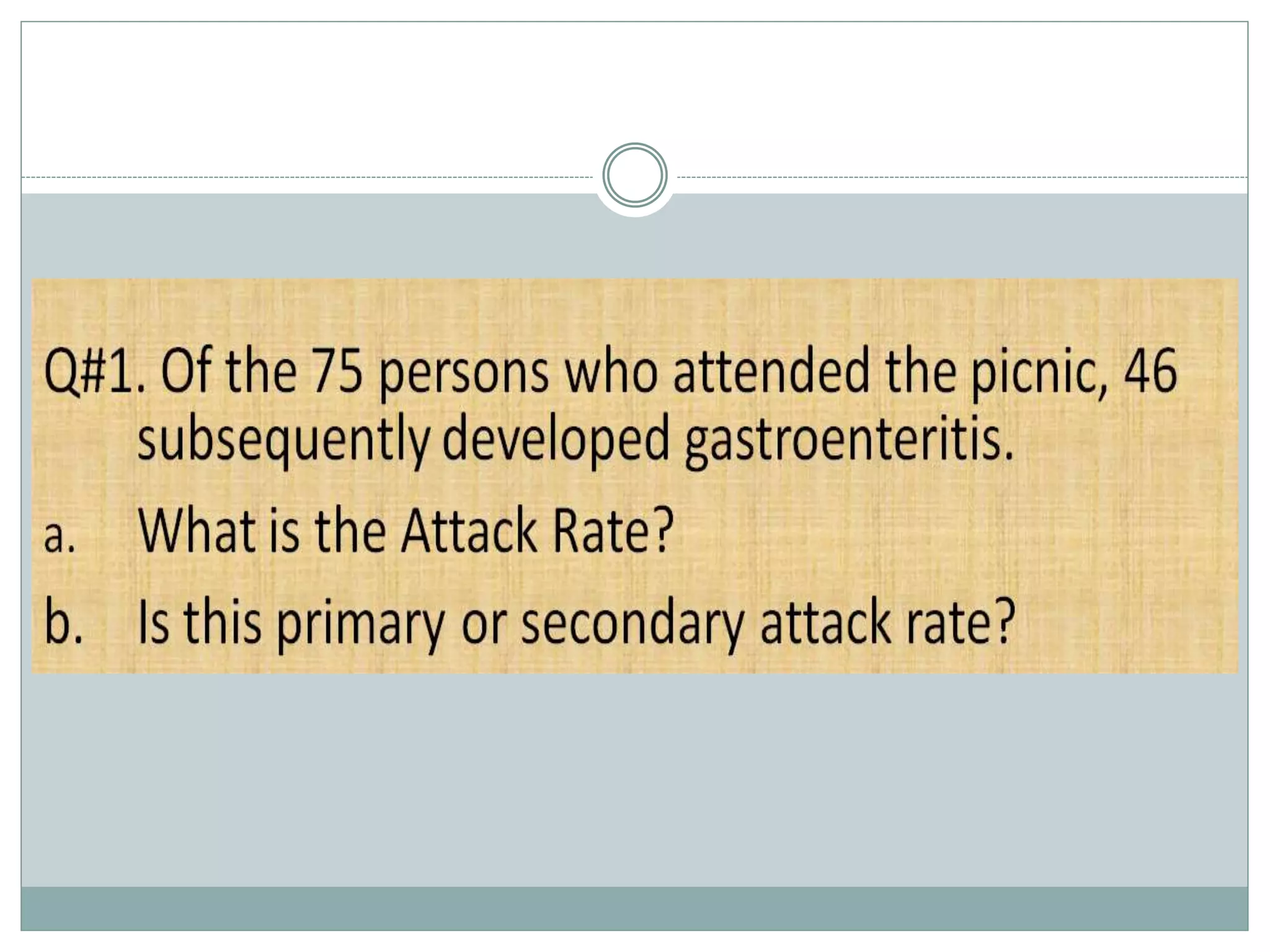 Incidence or incidence rate (Epidemiology short lecture) | PPTX