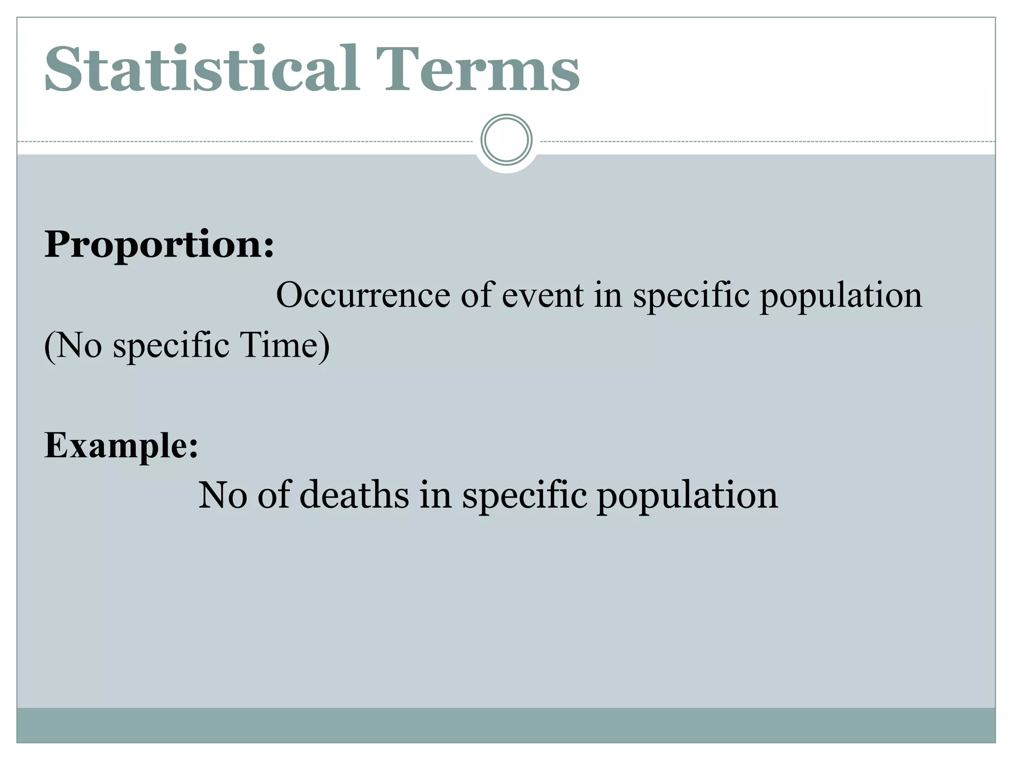 Incidence or incidence rate (Epidemiology short lecture) | PPTX