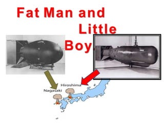 Fat Man and
Little
Boy..
 