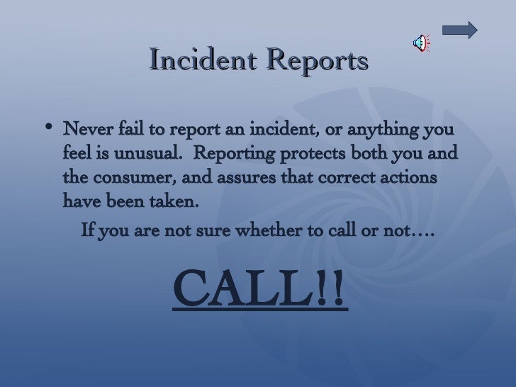unusual incident report form the fraud report diamond cu criminal ccld unusual incident report