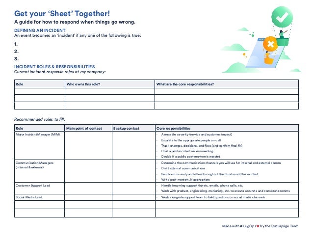 Get your "Sheet" together! -- Incident Comms Plan Worksheet