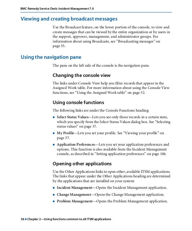 Incident User Guide 700 Remidy
