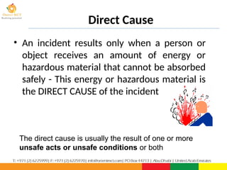 Incident investigation and reporting training | PPTX