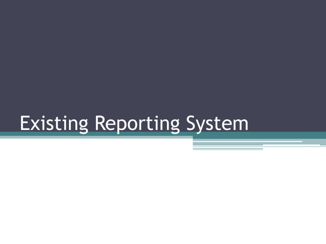 Incident Reporting System Ppt