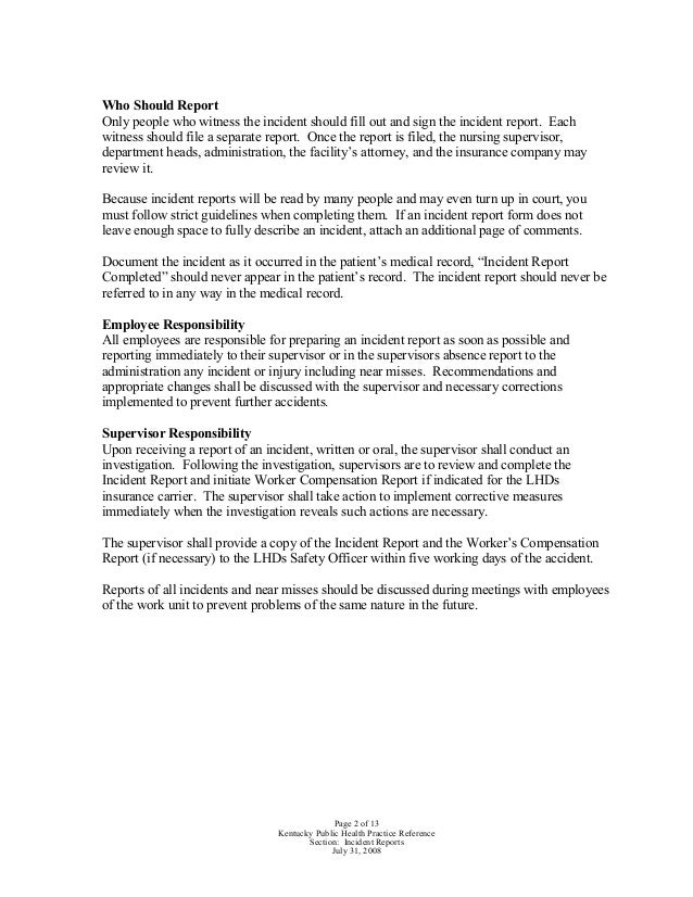 incident reports how do i get a copy of an incident report