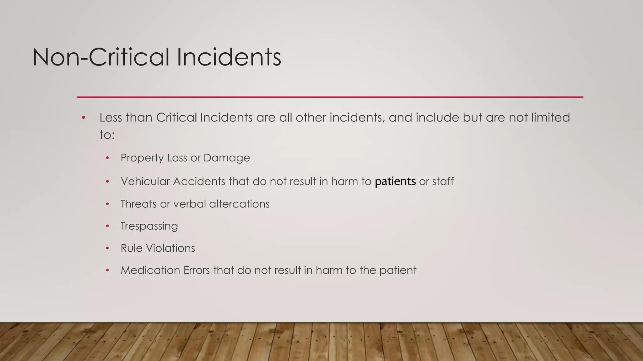 Incident Report Training | PPTX