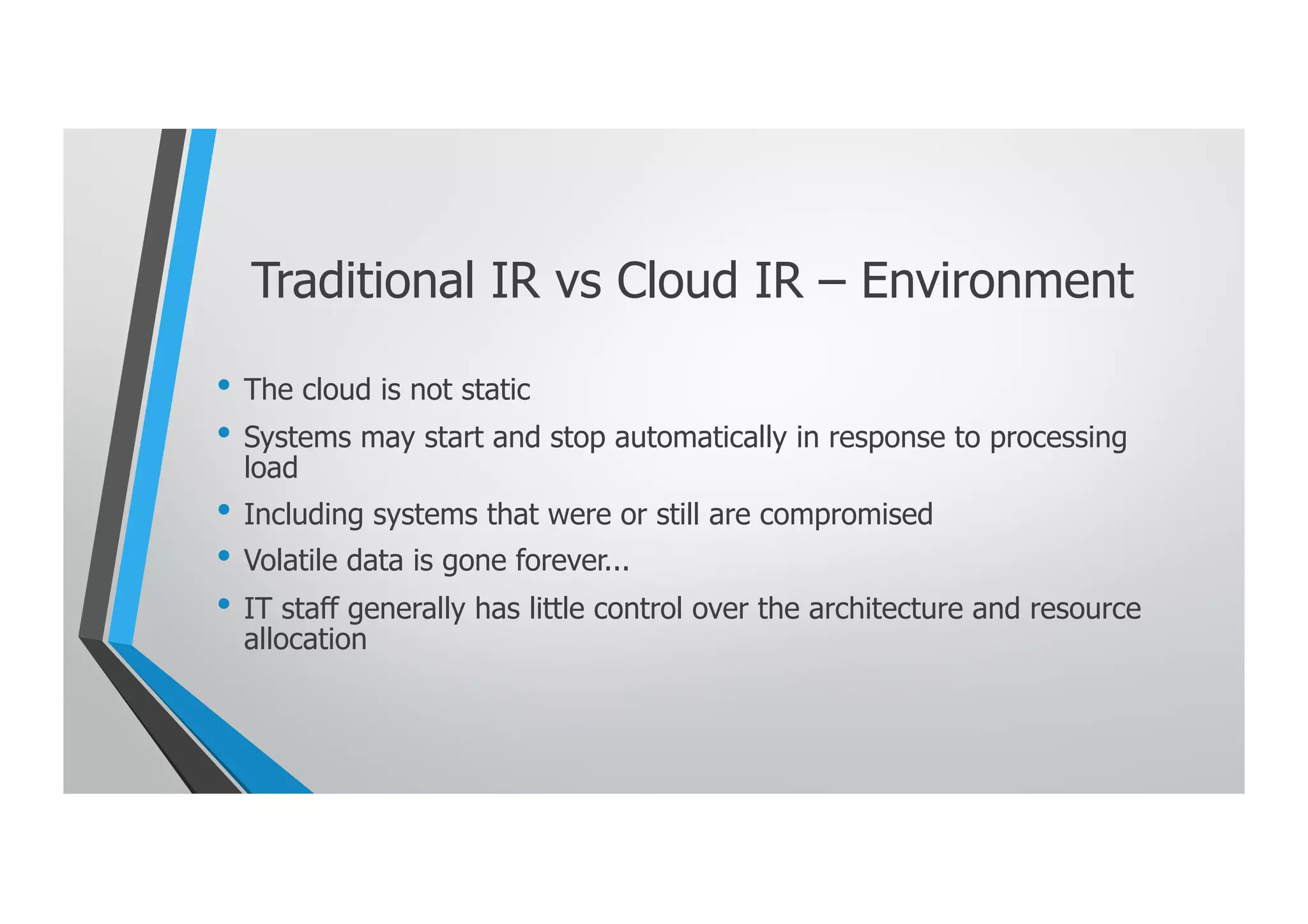 Incident response in Cloud | PDF