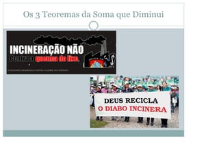 Os 3 Teoremas da Soma que Diminui

 