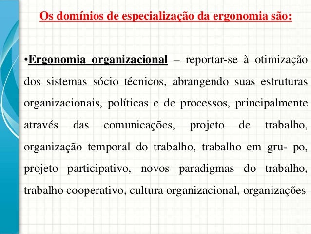 Artigo ergonomia no trabalho