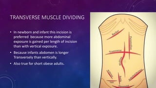 Incisions and position in general surgery by dr chandrakant sabale ...