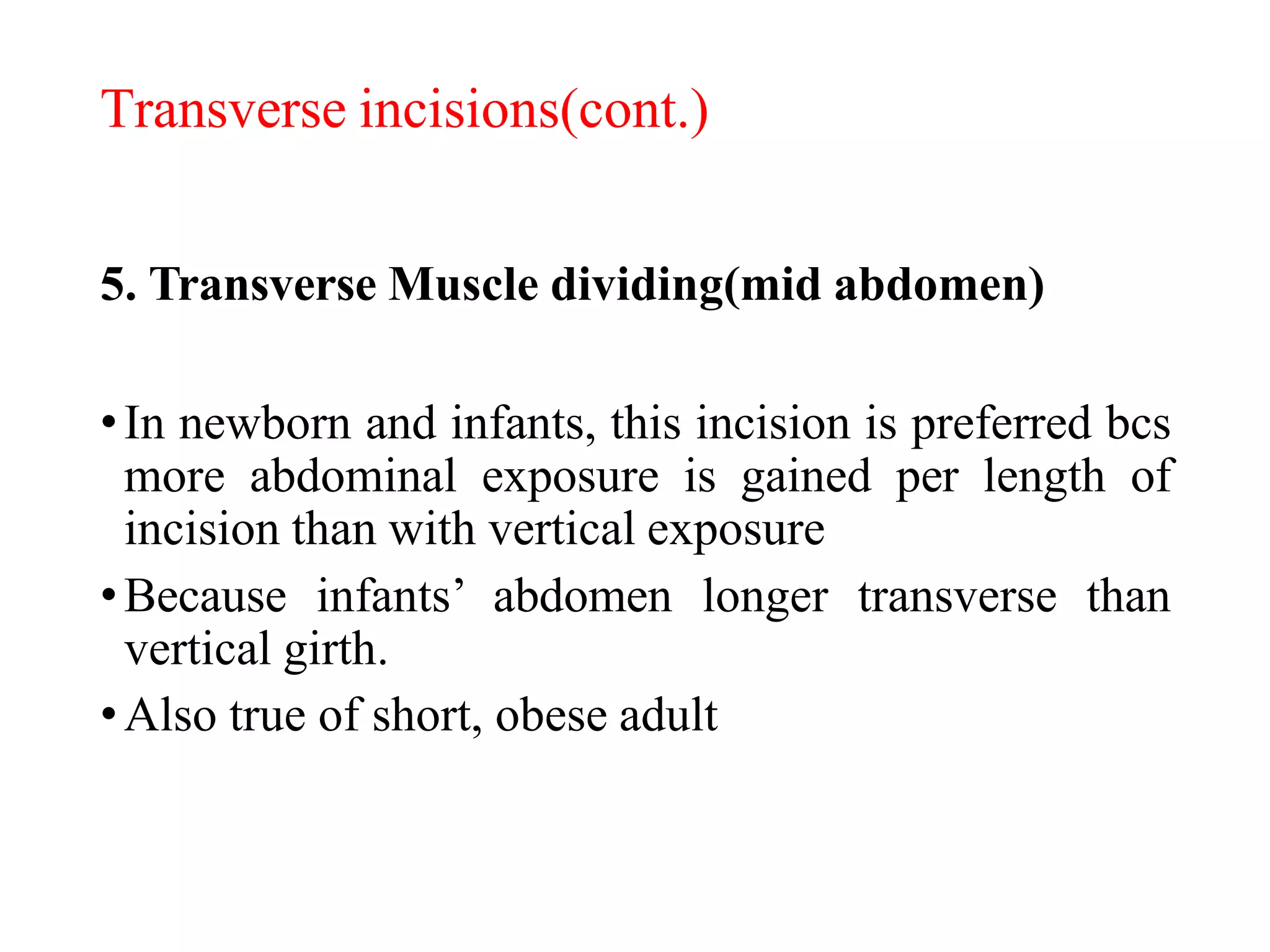 Abdominal incision | PPTX