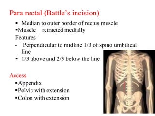 Abdominal incision | PPTX
