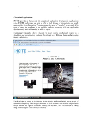 INCITE - INtegrated Components for Interactive TEaching
