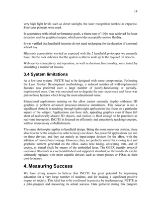 INCITE - INtegrated Components for Interactive TEaching