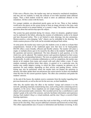 INCITE - INtegrated Components for Interactive TEaching