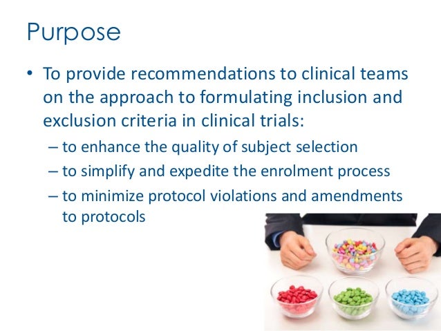 How to write a protocol for a clinical trial