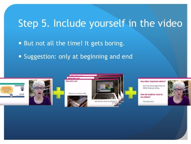 Computer Science Moocs A Methodology For The Recording Of Videos