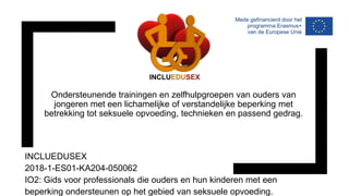 Incluedusex project io2 final nl version | PPT