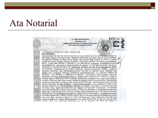 Ata Notarial
 