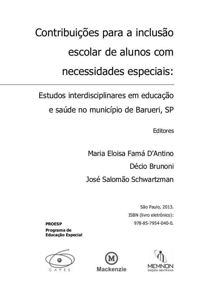 Relatorio de alunos com necessidades especiais