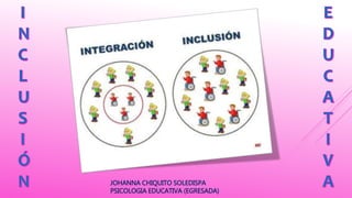 JOHANNA CHIQUITO SOLEDISPA
PSICOLOGIA EDUCATIVA (EGRESADA)
 