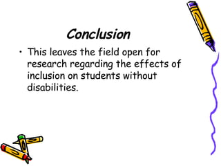 Inclusion And Its Effect On Preschool Children With[1] | PPT