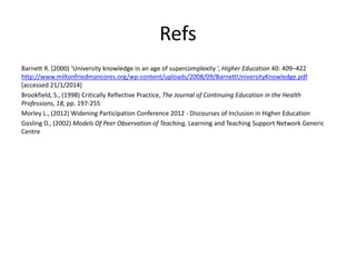 Inclusion and diversity in higher education jan | PPTX