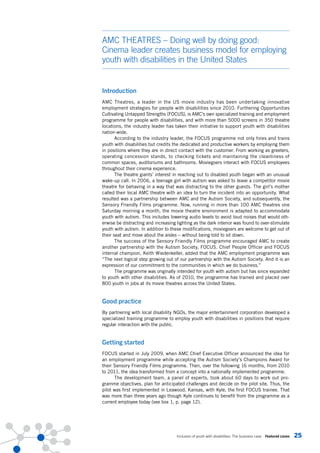 Inclusion of youth with disabilities. the business case | PDF