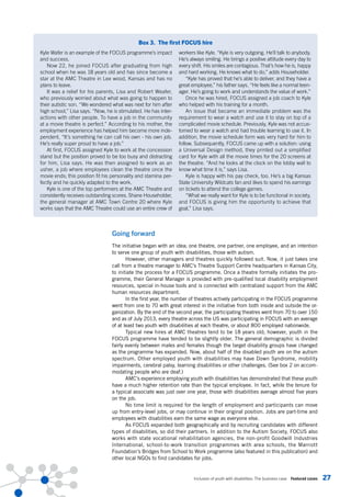 Inclusion of youth with disabilities. the business case | PDF